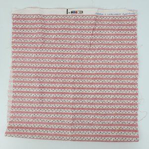 Vintage Laura Ashley Fabric 19"x20" Remnant English Country Stain Guard Finish